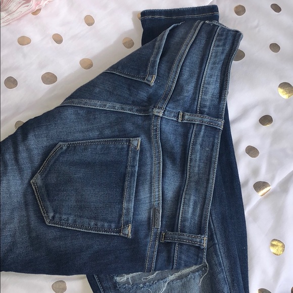Kancan Size 25 Dark Wash, Destroyed Skinny Jeans ! - Picture 2 of 3